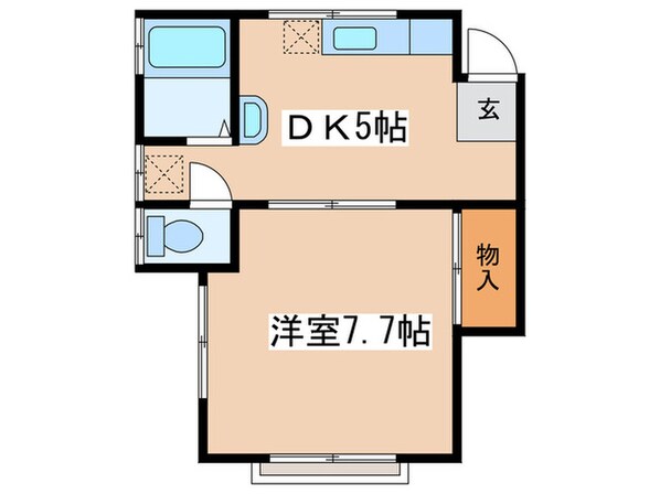 メゾン八坂の物件間取画像